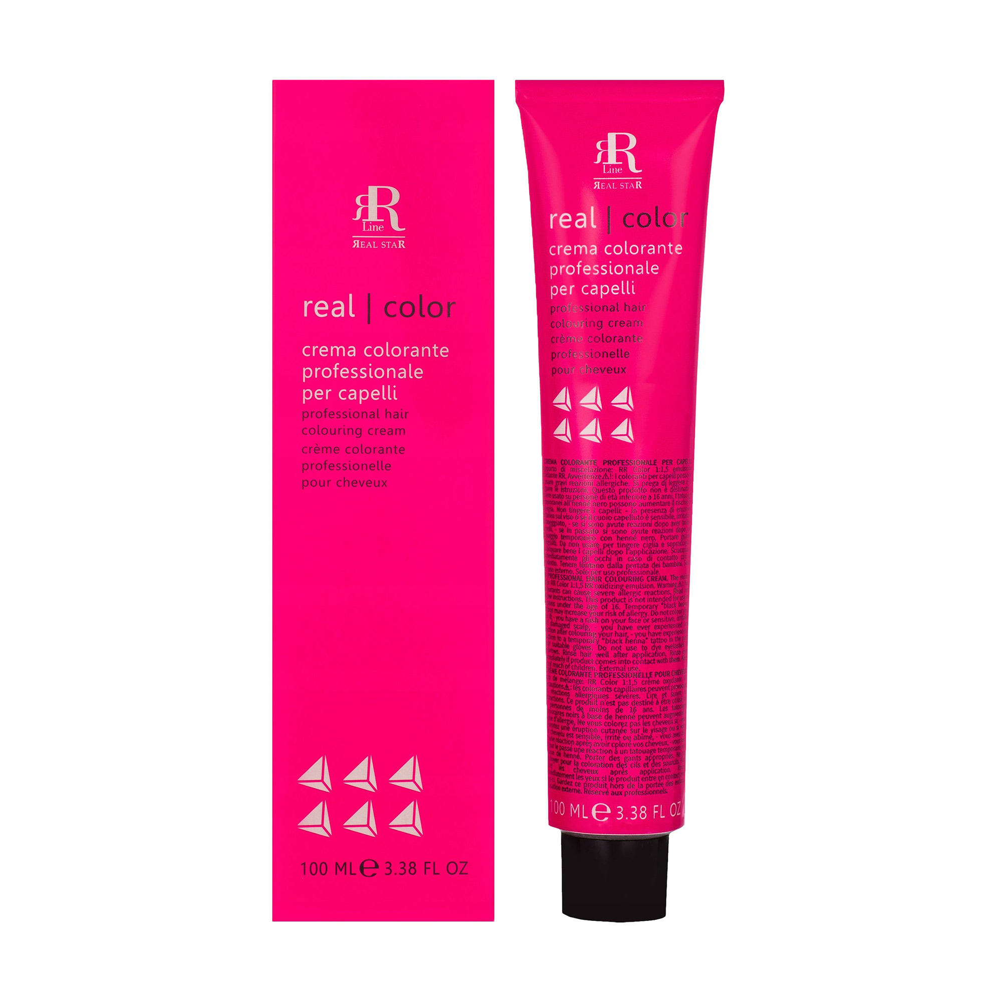 Перманентна крем-фарба для волосся RR Line Hair Colouring Cream 1/10 Синяво-чорний, 100 мл